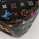 LOUIS VUITTON Monogram Multicolor Rita Tote Bag Black M40126 LV Auth 122880-18