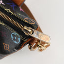 LOUIS VUITTON Monogram Multicolor Rita Tote Bag Black M40126 LV Auth 122880-10