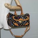 LOUIS VUITTON Monogram Multicolor Rita Tote Bag Black M40126 LV Auth 122880-25
