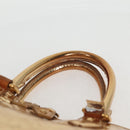 LOUIS VUITTON Monogram Miroir Alma MM Hand Bag Gold Dore M93624 LV Auth 122881-10