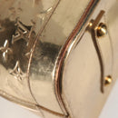 LOUIS VUITTON Monogram Miroir Alma MM Hand Bag Gold Dore M93624 LV Auth 122881-16