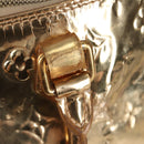LOUIS VUITTON Monogram Miroir Alma MM Hand Bag Gold Dore M93624 LV Auth 122881-18