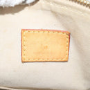 LOUIS VUITTON Monogram Miroir Alma MM Hand Bag Gold Dore M93624 LV Auth 122881-20