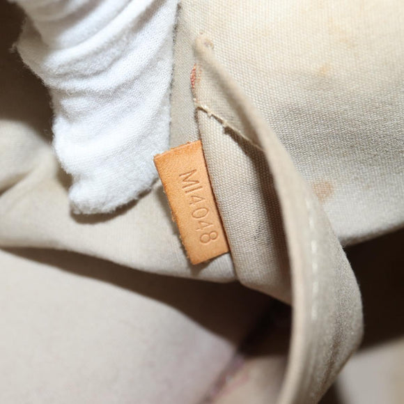 LOUIS VUITTON Monogram Miroir Alma MM Hand Bag Gold Dore M93624 LV Auth 122881