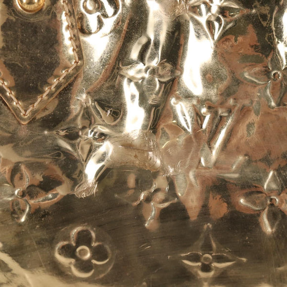 LOUIS VUITTON Monogram Miroir Alma MM Hand Bag Gold Dore M93624 LV Auth 122881