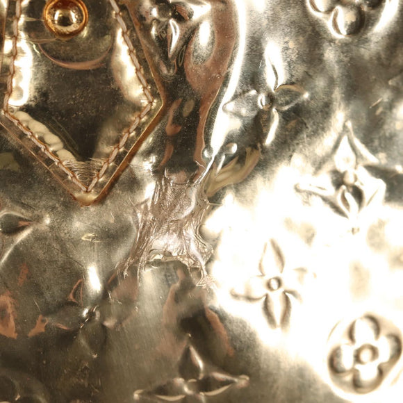 LOUIS VUITTON Monogram Miroir Alma MM Hand Bag Gold Dore M93624 LV Auth 122881