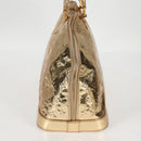 LOUIS VUITTON Monogram Miroir Alma MM Hand Bag Gold Dore M93624 LV Auth 122881-7