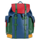 LOUIS VUITTON Epi Christopher PM Backpack Tricolor Blue Red M55565 Auth 122883M-13