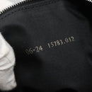 FENDI Zucca Canvas Tote Bag Nylon Black Silver Auth 122900-12