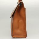 CHANEL Shoulder Bag Caviar Skin Brown Gold CC Auth 122913-3