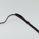 Salvatore Ferragamo Vala Shoulder Bag Patent leather Bordeaux Gold Auth 122920-8