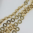 Salvatore Ferragamo Chain Shoulder Bag Leather Black Gold Auth 122921-8