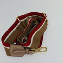 Miu Miu Tote Bag Leather 2way Beige Gold Auth 122923-23