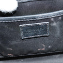 VERSACE Hand Bag Patent leather 2way Black Gold Auth 122926-10