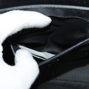 VERSACE Hand Bag Patent leather 2way Black Gold Auth 122926-12