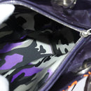 Christian Dior Lady Dior Canage Hand Bag Leather 2way Purple Silver Auth 122927-18
