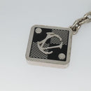 LOUIS VUITTON Porte Cles 1904 Box Charm metal Silver M65988 LV Auth 122935-5