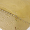 LOUIS VUITTON Monogram Vernis Reade PM Hand Bag Beige M91334 LV Auth 122936-9