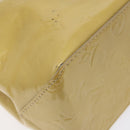 LOUIS VUITTON Monogram Vernis Reade PM Hand Bag Beige M91334 LV Auth 122936-14