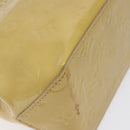 LOUIS VUITTON Monogram Vernis Reade PM Hand Bag Beige M91334 LV Auth 122936-16