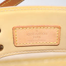 LOUIS VUITTON Monogram Vernis Reade PM Hand Bag Beige M91334 LV Auth 122936-17