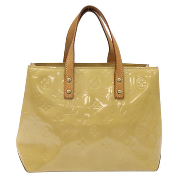 LOUIS VUITTON Monogram Vernis Reade PM Hand Bag Beige M91334 LV Auth 122936 - 0