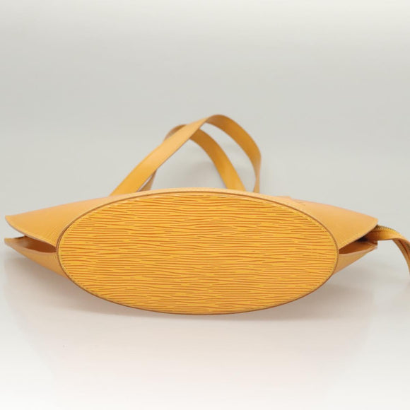 LOUIS VUITTON Epi Saint Jacques Poignees Long Bag Yellow M52339 LV Auth 122938