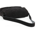 CHANEL Matelasse Shoulder Bag Suede Black Gold CC Auth 122942-7