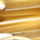 CHANEL Matelasse Hand Bag Lamb Skin Gold Tone CC Auth 122943-16