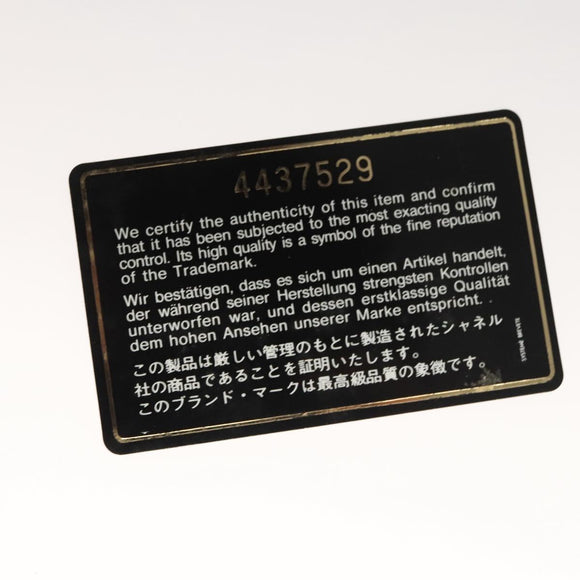 CHANEL Matelasse Hand Bag Lamb Skin Gold Tone CC Auth 122943