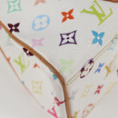 LOUIS VUITTON Monogram Multicolor Aurelia MM Tote Bag White M40094 Auth 122956M-16