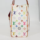 LOUIS VUITTON Monogram Multicolor Aurelia MM Tote Bag White M40094 Auth 122956M-3