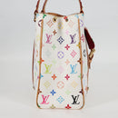 LOUIS VUITTON Monogram Multicolor Aurelia MM Tote Bag White M40094 Auth 122956M-5