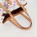 LOUIS VUITTON Monogram Multicolor Aurelia MM Tote Bag White M40094 Auth 122956M-8