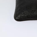 GUCCI GG Canvas Guccissima Bag Leather Dark Brown Gold 201538 Auth 122959-15