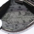 GUCCI GG Canvas Guccissima Bag Leather Dark Brown Gold 201538 Auth 122959-10