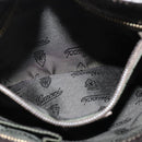 GUCCI GG Canvas Guccissima Bag Leather Dark Brown Gold 201538 Auth 122959-11