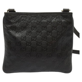 GUCCI GG Canvas Guccissima Bag Leather Dark Brown Gold 201538 Auth 122959 - 0