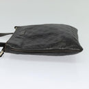 GUCCI GG Canvas Guccissima Bag Leather Dark Brown Gold 201538 Auth 122959-3