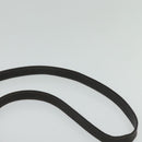 GUCCI GG Canvas Guccissima Bag Leather Dark Brown Gold 201538 Auth 122959-8