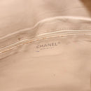 CHANEL COCO Mark Chain Tote Bag Leather Dark Brown CC Auth 122961-19