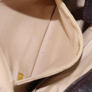 CHANEL COCO Mark Chain Tote Bag Leather Dark Brown CC Auth 122961-23