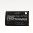 CHANEL COCO Mark Chain Tote Bag Leather Dark Brown CC Auth 122961-12