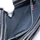 BALLY Shoulder Bag Leather Black Gold Auth 122964-21