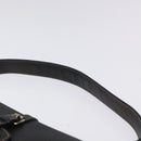 BALLY Shoulder Bag Leather Black Gold Auth 122964-14