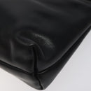 Salvatore Ferragamo Shoulder Bag Leather Black Gold Auth 122966-9