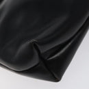 Salvatore Ferragamo Shoulder Bag Leather Black Gold Auth 122966-14