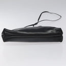 Salvatore Ferragamo Shoulder Bag Leather Black Gold Auth 122966-5