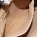 Salvatore Ferragamo Shoulder Bag Leather Black Silver Auth 122972-20