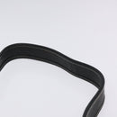 Salvatore Ferragamo Shoulder Bag Leather Black Silver Auth 122972-8